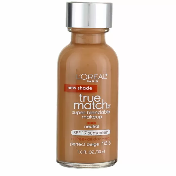 L'Oreal Paris Makeup True Match Super-Blendable Liquid Foundation, Deep Warm W9.5, 1 Fl Oz,1 Count