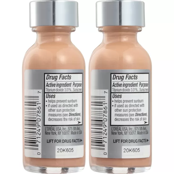 L'Oreal Paris Makeup True Match Super-Blendable Liquid Foundation, Deep Warm W9.5, 1 Fl Oz,1 Count