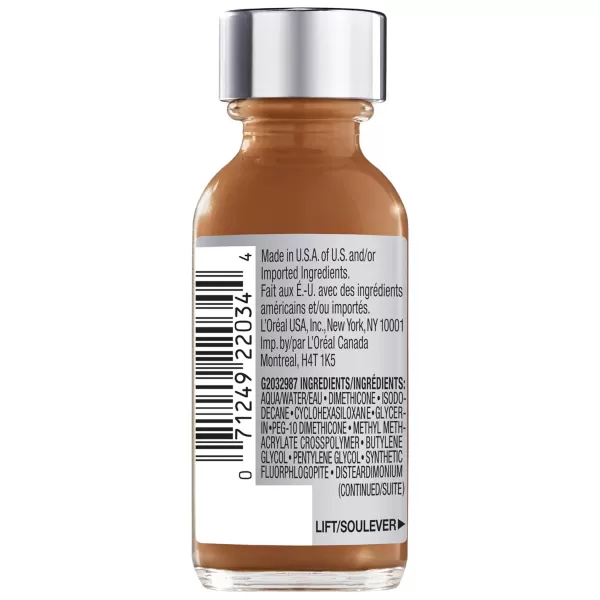 L'Oreal Paris Makeup True Match Super-Blendable Liquid Foundation, Deep Warm W9.5, 1 Fl Oz,1 Count