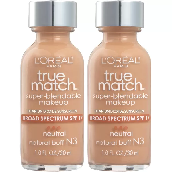 L'Oreal Paris Makeup True Match Super-Blendable Liquid Foundation, Deep Warm W9.5, 1 Fl Oz,1 Count