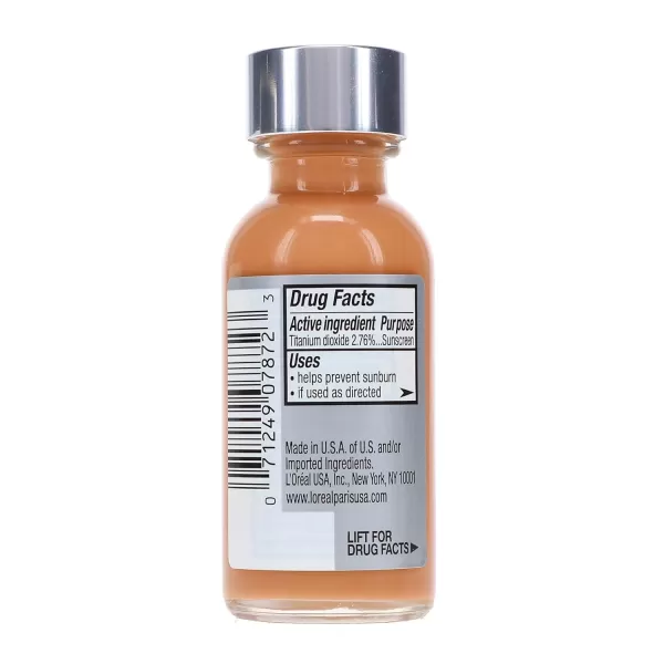 L'Oreal Paris Makeup True Match Super-Blendable Liquid Foundation, Deep Warm W9.5, 1 Fl Oz,1 Count