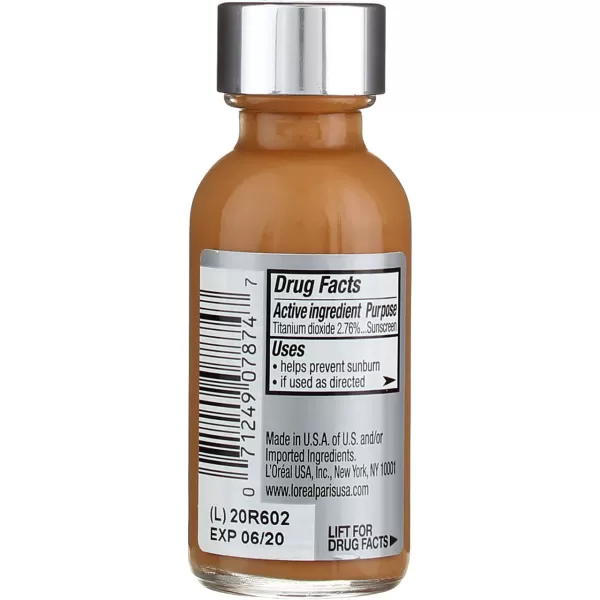 L'Oreal Paris Makeup True Match Super-Blendable Liquid Foundation, Deep Warm W9.5, 1 Fl Oz,1 Count