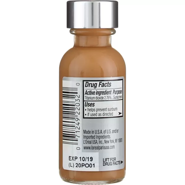 L'Oreal Paris Makeup True Match Super-Blendable Liquid Foundation, Deep Warm W9.5, 1 Fl Oz,1 Count