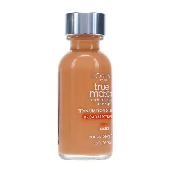 L'Oreal Paris Makeup True Match Super-Blendable Liquid Foundation, Deep Warm W9.5, 1 Fl Oz,1 Count