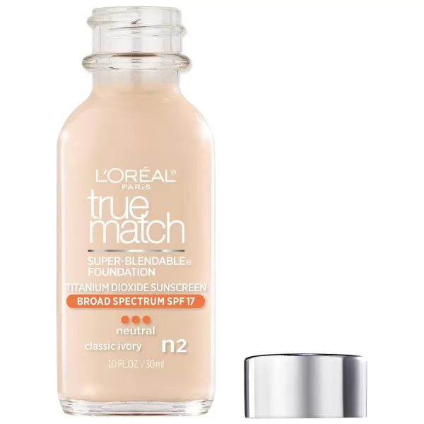 L'Oreal Paris Makeup True Match Super-Blendable Liquid Foundation, Deep Warm W9.5, 1 Fl Oz,1 Count