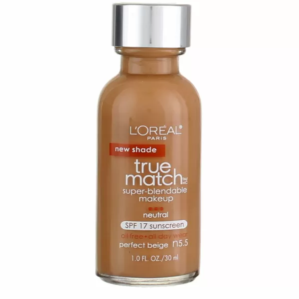L'Oreal Paris Makeup True Match Super-Blendable Liquid Foundation, Deep Warm W9.5, 1 Fl Oz,1 Count