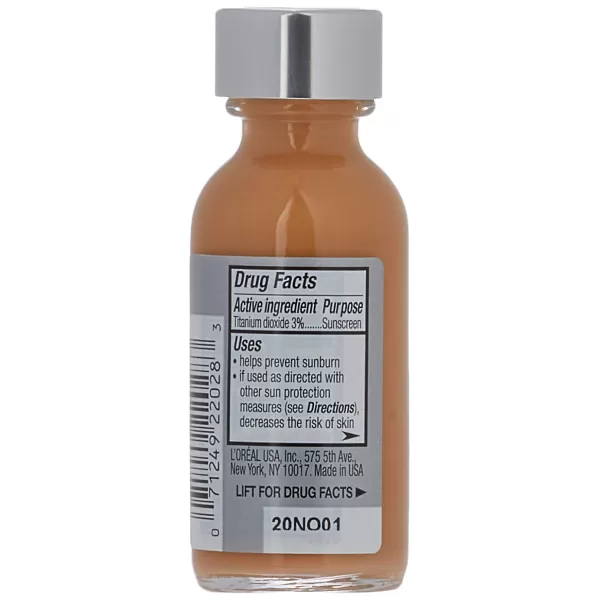 L'Oreal Paris Makeup True Match Super-Blendable Liquid Foundation, Porcelain W1, 1 Fl Oz,1 Count