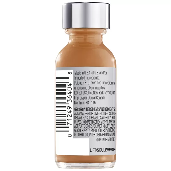 L'Oreal Paris Makeup True Match Super-Blendable Liquid Foundation, Porcelain W1, 1 Fl Oz,1 Count