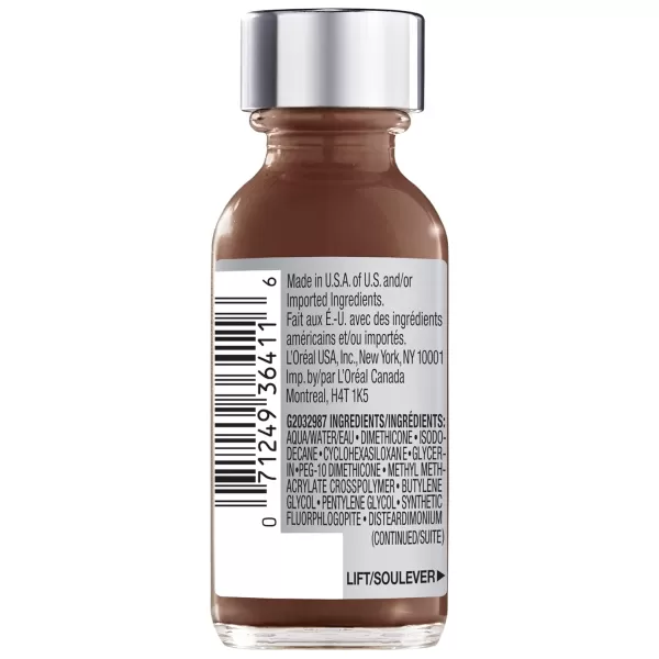 L'Oreal Paris Makeup True Match Super-Blendable Liquid Foundation, Porcelain W1, 1 Fl Oz,1 Count