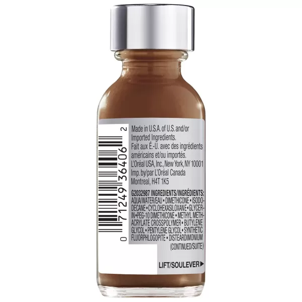L'Oreal Paris Makeup True Match Super-Blendable Liquid Foundation, Porcelain W1, 1 Fl Oz,1 Count