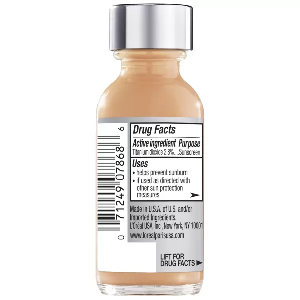 L'Oreal Paris Makeup True Match Super-Blendable Liquid Foundation, Porcelain W1, 1 Fl Oz,1 Count