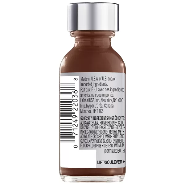 L'Oreal Paris Makeup True Match Super-Blendable Liquid Foundation, Porcelain W1, 1 Fl Oz,1 Count