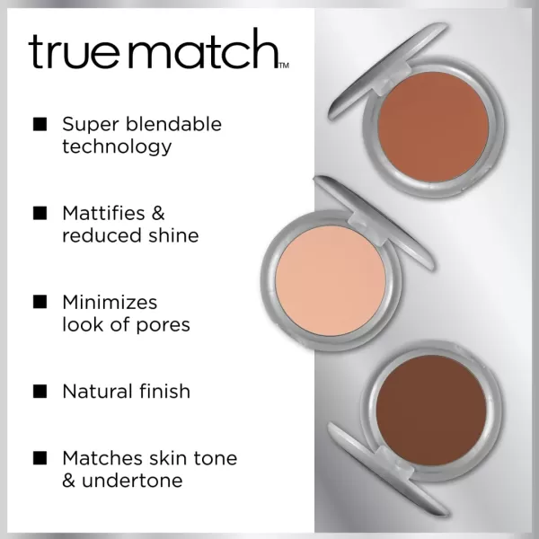 L'Oreal Paris True Match Super-Blendable Powder, Shell Beige, 0.33 oz.