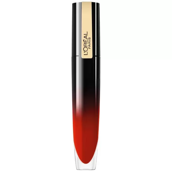 L'Oreal Paris Brilliant Signature Shiny Lip Stain Lipstick, Be Uncontrollable 0.21 Fl Oz.