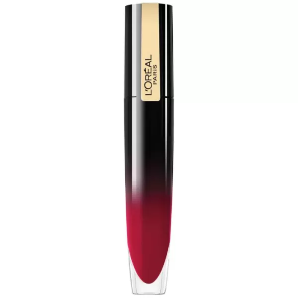 L'Oreal Paris Brilliant Signature Shiny Lip Stain Lipstick, Be Uncontrollable 0.21 Fl Oz.