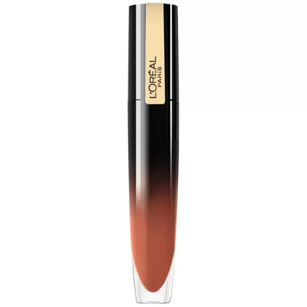 L'Oreal Paris Brilliant Signature Shiny Lip Stain Lipstick, Be Uncontrollable 0.21 Fl Oz.