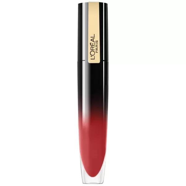 L'Oreal Paris Brilliant Signature Shiny Lip Stain Lipstick, Be Uncontrollable 0.21 Fl Oz.