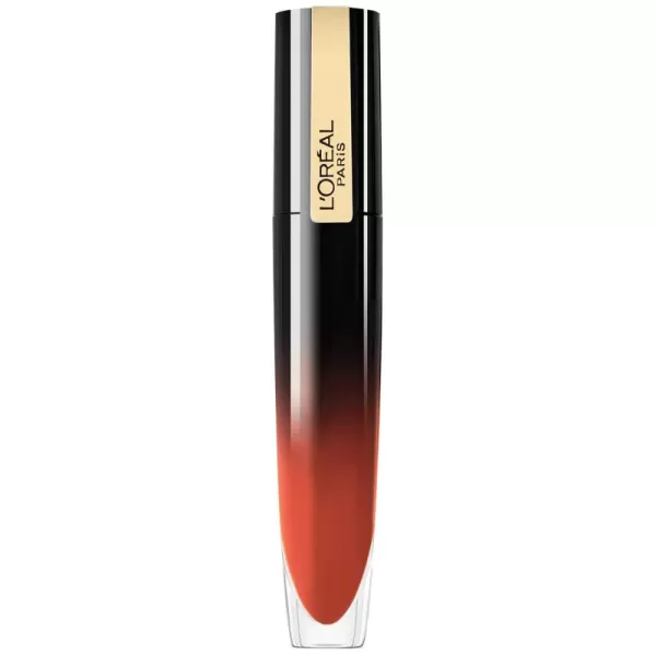 L'Oreal Paris Brilliant Signature Shiny Lip Stain Lipstick, Be Uncontrollable 0.21 Fl Oz.