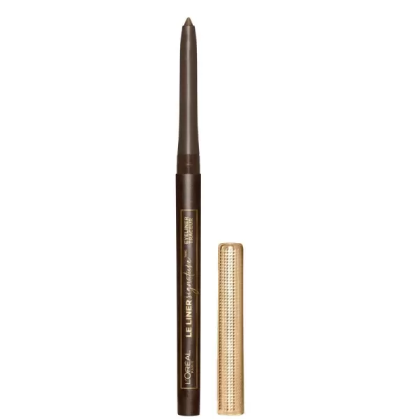 L’Oréal Paris Makeup Le Liner Signature Mechanical Eyeliner, Easy-Glide, Smudge Resistant, Bold Color, Long Lasting, Waterproof Eyeliner, Gold Velvet, 0.011 oz., 1 count