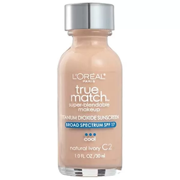 L'Oreal Paris Makeup True Match Super-Blendable Liquid Foundation, Deep Warm W9.5, 1 Fl Oz,1 Count