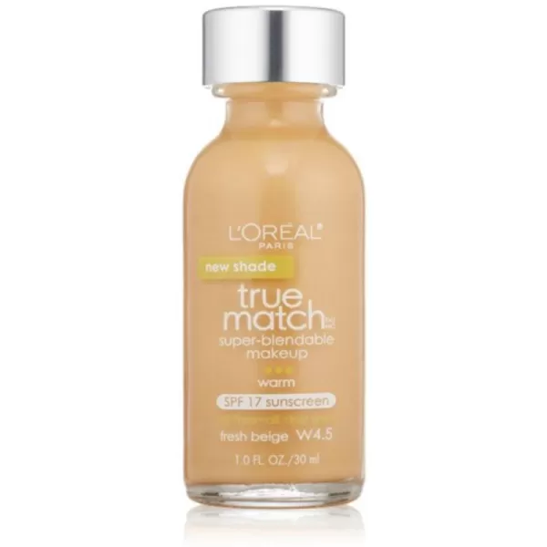L'Oreal Paris Makeup True Match Super-Blendable Liquid Foundation, Deep Warm W9.5, 1 Fl Oz,1 Count