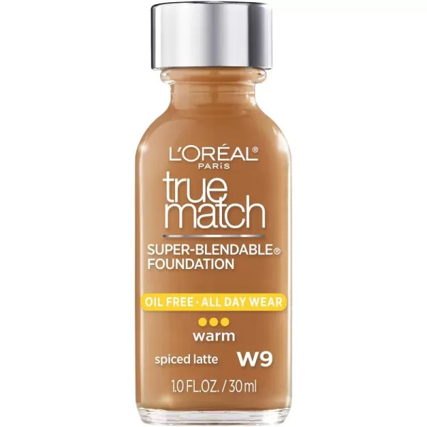 L'Oreal Paris Makeup True Match Super-Blendable Liquid Foundation, Porcelain W1, 1 Fl Oz,1 Count