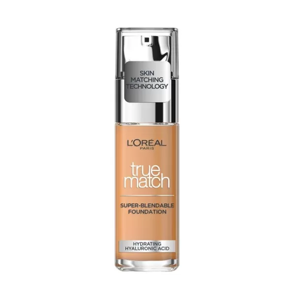 L'Oreal Paris Makeup True Match Super-Blendable Liquid Foundation, Porcelain W1, 1 Fl Oz,1 Count
