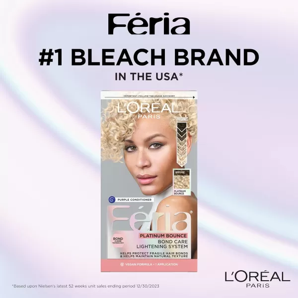 L'Oreal Paris Feria Multi-Faceted Shimmering Permanent Hair Color, 36  Deep Burgundy Brown, Pack of 1 Hair Dye Kit