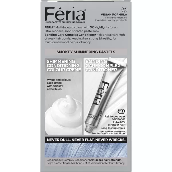 L'Oreal Paris Feria Multi-Faceted Shimmering Permanent Hair Color, 36  Deep Burgundy Brown, Pack of 1 Hair Dye Kit)