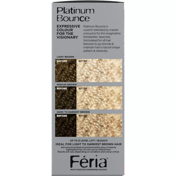L'Oreal Paris Feria Multi-Faceted Shimmering Permanent Hair Color, 36  Deep Burgundy Brown, Pack of 1 Hair Dye Kit