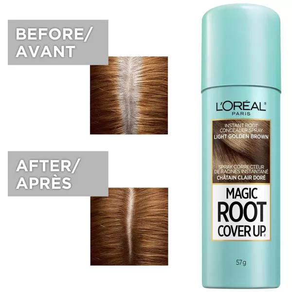 L'Oreal Paris Magic Root Cover Up Gray Concealer Spray Light to Medium Blonde 2 oz.