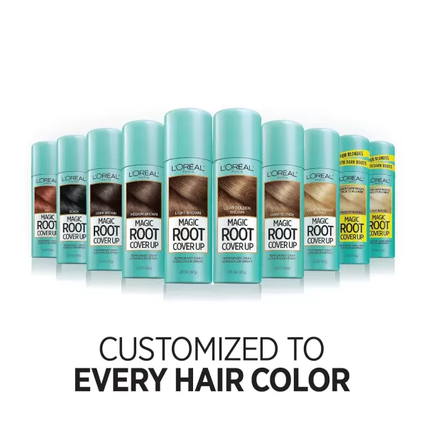 L'Oreal Paris Magic Root Cover Up Gray Concealer Spray Light to Medium Blonde 2 oz.