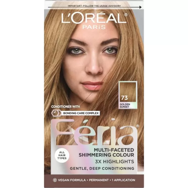 L'Oreal Paris Feria Multi-Faceted Shimmering Permanent Hair Color, 36  Deep Burgundy Brown, Pack of 1 Hair Dye Kit)