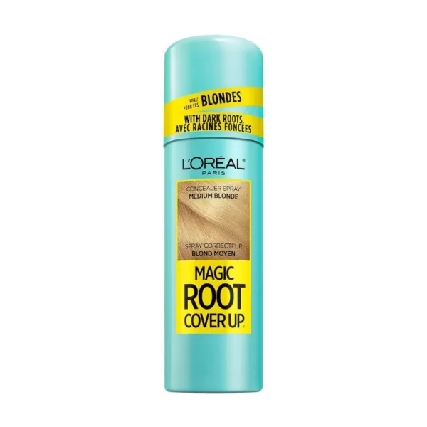 L'Oreal Paris Magic Root Cover Up Gray Concealer Spray Light to Medium Blonde 2 oz.