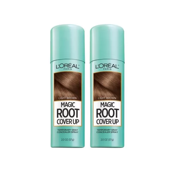 L'Oreal Paris Magic Root Cover Up Gray Concealer Spray Light to Medium Blonde 2 oz.