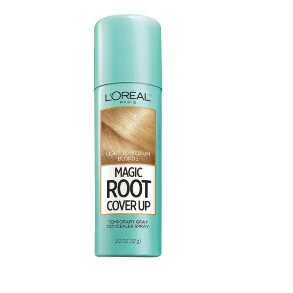 L'Oreal Paris Magic Root Cover Up Gray Concealer Spray Light to Medium Blonde 2 oz.