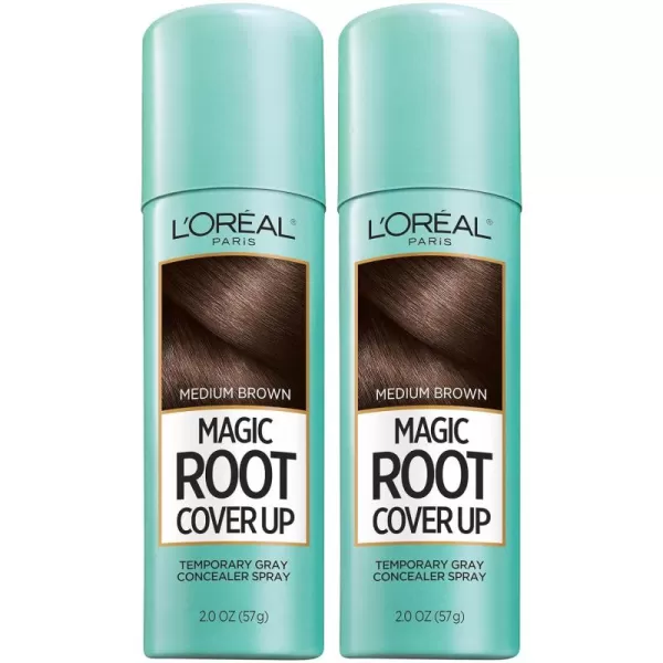 L'Oreal Paris Magic Root Cover Up Gray Concealer Spray Light to Medium Blonde 2 oz.