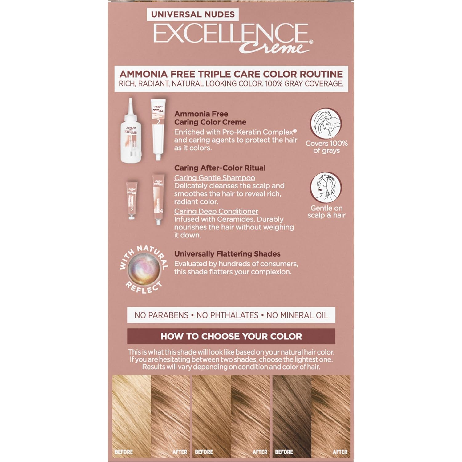 L'Oreal Paris Excellence Creme Permanent Triple Care Hair Color, 9A Light Ash Blonde, Gray Coverage For Up to 8 Weeks, All Hair Types, Pack of 1