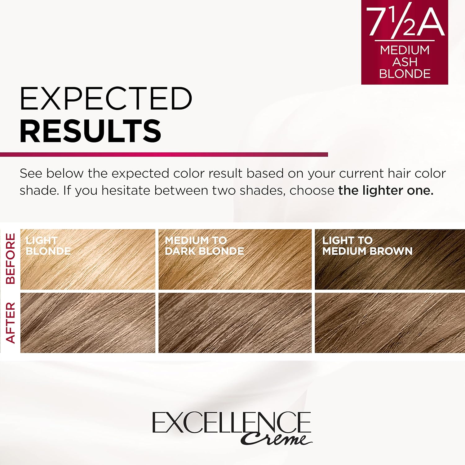 L'Oreal Paris Excellence Creme Permanent Triple Care Hair Color, 9A Light Ash Blonde, Gray Coverage For Up to 8 Weeks, All Hair Types, Pack of 1