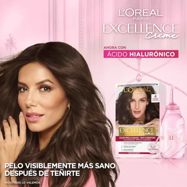 L'Oreal Paris Excellence Creme Permanent Triple Care Hair Color, 9A Light Ash Blonde, Gray Coverage For Up to 8 Weeks, All Hair Types, Pack of 1