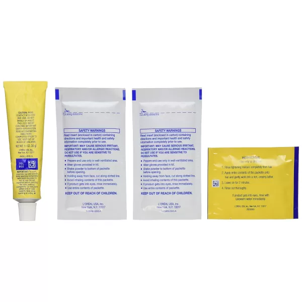 L'Oreal Paris Super Blonde Creme Lightening Kit, 205 Light Brown To Light Blonde)