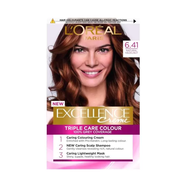 L'Oreal Paris Excellence Creme Permanent Triple Care Hair Color, 9A Light Ash Blonde, Gray Coverage For Up to 8 Weeks, All Hair Types, Pack of 1