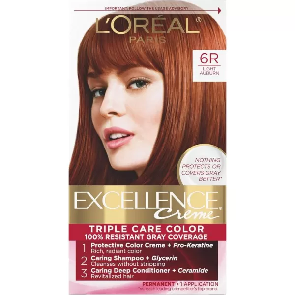 L'Oreal Paris Excellence Creme Permanent Triple Care Hair Color, 9A Light Ash Blonde, Gray Coverage For Up to 8 Weeks, All Hair Types, Pack of 1