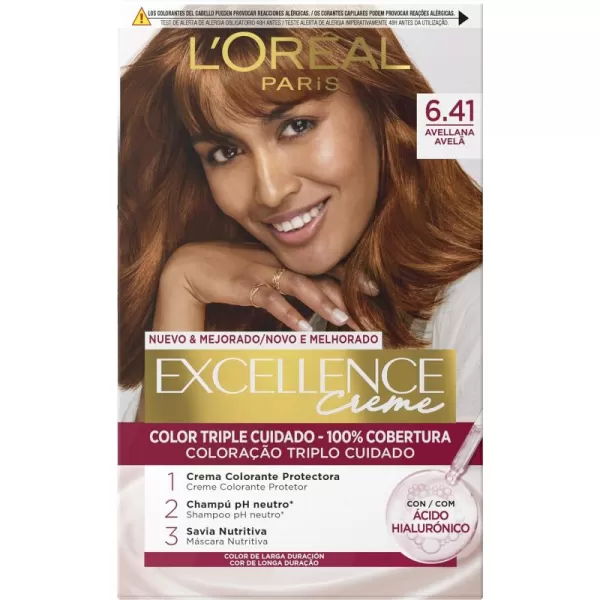 L'Oreal Paris Excellence Creme Permanent Triple Care Hair Color, 9A Light Ash Blonde, Gray Coverage For Up to 8 Weeks, All Hair Types, Pack of 1