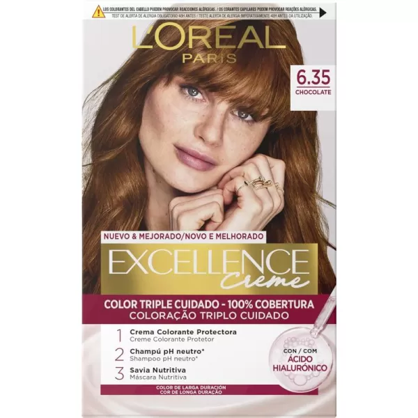 L'Oreal Paris Excellence Creme Permanent Triple Care Hair Color, 9A Light Ash Blonde, Gray Coverage For Up to 8 Weeks, All Hair Types, Pack of 1