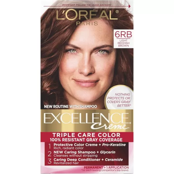 L'Oreal Paris Excellence Creme Permanent Triple Care Hair Color, 9A Light Ash Blonde, Gray Coverage For Up to 8 Weeks, All Hair Types, Pack of 1