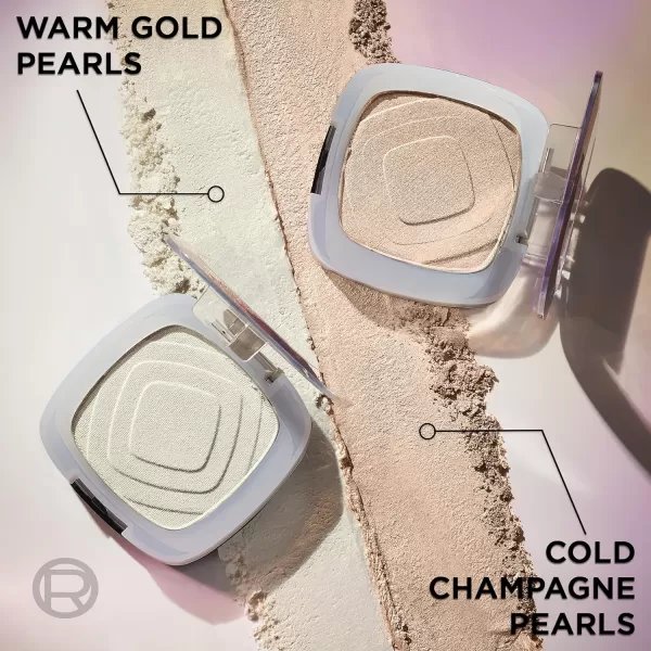 L'Oreal Paris Infallible Up to 24HR Highlighter, Longwear Powder Highlighter For All Day Glow, Champagne Glow, 0.31 Oz