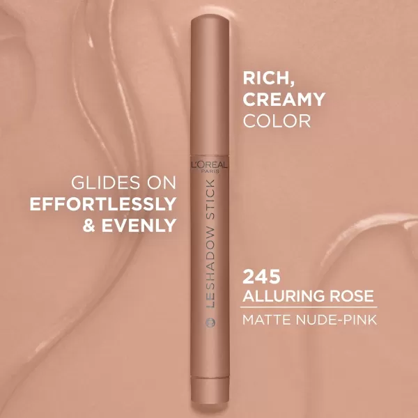L'Oreal Paris Makeup Paradise Le Shadow Stick Eyeshadow, Blendable, Smudge-Resistant, Cream Eyeshadow, 100 Ice Sparkle , 0.05 Oz