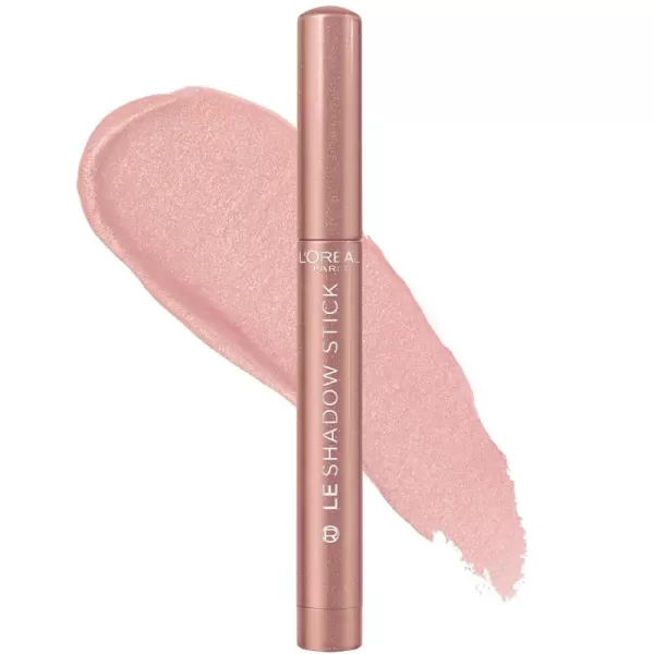 L'Oreal Paris Makeup Paradise Le Shadow Stick Eyeshadow, Blendable, Smudge-Resistant, Cream Eyeshadow, 100 Ice Sparkle , 0.05 Oz)