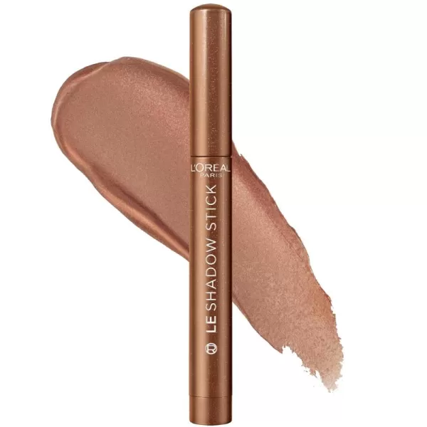 L'Oreal Paris Makeup Paradise Le Shadow Stick Eyeshadow, Blendable, Smudge-Resistant, Cream Eyeshadow, 100 Ice Sparkle , 0.05 Oz)